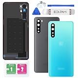 Eonpam Tampa Traseira De Vidro Para Substituição Da Carcaça Traseira Oneplus Nord Com Lente De Câmera Kit De Ferramentas De Reparo Vidro Traseiro Genuíno Azul 