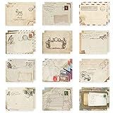 EORTA 60 Peças De Mini Envelopes De Papel Pequenos Retrôs Envelopes Vintage Estilo Europeu Artigos De Papelaria Ferramentas De Saudação Convite Para Crianças Estudantes Arte Artesanato 9 36 X 7 12 Cm