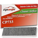 EPAuto CP733 CF10733 Substituição Para BMW Mini Filtro De Ar De Cabine Premium Inclui Carvão Ativado
