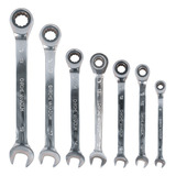 Epm Tools Jogo De Chave Combinada Catraca Com 7 Peças De Aço 08 A 19mm Cromado