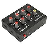 Equalizador De Som De 7 Bandas Equalizador De áudio Digital De Canal Duplo De Ajuste De Graves Altos De 12 DB Com Entrada Auxiliar Frontal De 3 5 Mm Entrada De Saída EQ