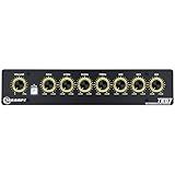 Equalizador Gráfico Estéreo 7 Bandas Automotivo TEQ7 Amarelo Yellow