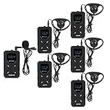 Equipamento De Interpretação FM Multicanal Retekess TT117 Sistema De Comunicação De Guia Turístico Transmissão Estéreo De Suporte Dispositivos De Tradução Para Igreja 1 Transmissor 5 Receptores 