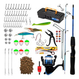 Equipamento De Pesca Completo Vara Molinete Maleta Pronto