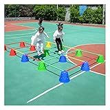 Equipamento De Treinamento Físico Ao Ar Livre Para Crianças Treinamento De Barreira Equilíbrio Salto Para Jardim De Infância Combinação De 37 Peças
