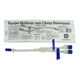 Equipo Multivias C Clamp Luer Slip Pct C 40un Descarpack