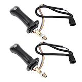 Ergonomic Excavator Joystick Handles 2Pcs 3 Excavator Joystick Handles 6 Pin Aluminum Alloy For Doosan DH DX150 225 300 370 9C Video Games PC Accessories Controllers Joysticks