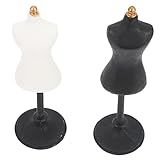ERINGOGO 2 Peças Suporte Chapéu Cachecol Manequim Modelo Pequena Boneca Miniatura Manequim Modelo Manequim Foto Manequim Cabeça Manequim Boneca Vestidos Modelo Brinquedo Resina