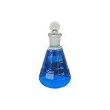 Erlenmeyer Em Vidro Graduado 100ml C Rolha Vidro