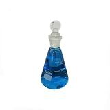 Erlenmeyer Graduado Vidro Boca Estreita 125ml C Rolha Vidro