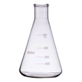 Erlenmeyer Graduado Vidro Boca Estreita 500 Ml 1 Peça