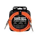 Ernie Ball Cabo De Instrumento Laranja 3 M P06416 