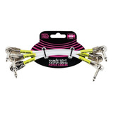Ernie Ball P06052 Cabo Pedal 15cm Plug Flat Pct C 3 Branco
