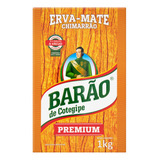 Erva mate Barão De Cotegipe Chimarrão A Vácuo Premium Sem Glúten 1kg