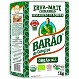 Erva Mate Chimarrão Barão De Cotegipe Orgânica 1kg À Vácuo