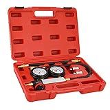 ERYUE Testador De Vazamento Teste De Vazamento De Cilindro Automático Kit De Detector De Vazamento Kit De Ferramentas De Medidor De Motor A Gasolina Sistema De Medidor Duplo Com Estojo