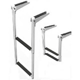 Escada 2 Degraus Aço Inox Barcos Lanchas Veleiro Náutica