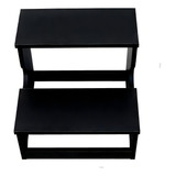 Escada 2 Degraus Em Mdf Black Salus