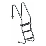 Escada 3 Degraus Em Inox 304 Confort Home 1 1 2 Sodramar
