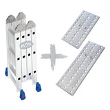 Escada Articulada 12 Degraus 4x3 C plataforma Pintura Obra