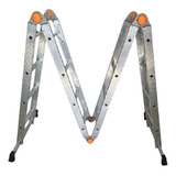 Escada Articulada 12 Degraus 4x3 Em Alumínio Multifuncional
