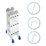 Escada Articulada 4x3 De Alumínio 12 Degraus Mor Oferta