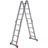 Escada Articulada 4x4 Degraus 16 Degraus Aluminio Aço