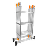 Escada Articulada Multifuncional 4x3 Alumínio 12 Degraus
