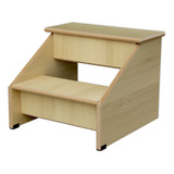 Escada Auxiliar 2 Degraus Ideal Para Mesa De Massagem E Maca