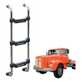 Escada Cabine Caminhão Scania 111 Jacaré Cromada 1 15mt
