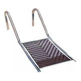 Escada Com Rampa Para Piscina Salva Pet Cachorro Gato Cor Azul
