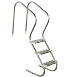 Escada Confort 03 Degraus Duplos Aço Inox 2 Polegadas 50 M
