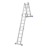 Escada Dobravel Multifuncional Aluminio 4x4 16