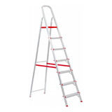Escada Domestica De Aluminio 7 Degraus 1 94m 12kg Botafogo