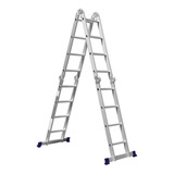 Escada Multifuncional 4x4 Com Plataforma 16 Degraus Mor