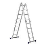 Escada Multifuncional Com Plataforma 4x4 16 Degraus 5134 Mor
