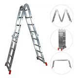 Escada Multifuncional De Aluminio 4x4 16d