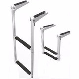 Escada Náutica 2 Degraus Aço Inox Barcos Lanchas Veleiro