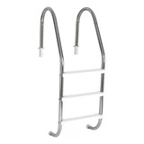 Escada P Piscina Recomendada Corrimão Aço Inox 316 Degraus