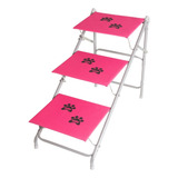 Escada Para Cachorro Gato Pet Tubline Rampa Dobrável 40 Kg