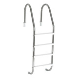 Escada Para Piscina 4 Degraus Abs Sodramar Aço Inox 316 Abs