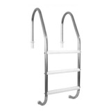 Escada Para Piscina Em Aço Inox 304 3 Degraus Abs C Varão