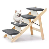 Escada Rampa Pet Dogs Cats 60cm Subir Cama Sofa Poltrona