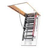 Escada Sótão Fakro Metal Aço Lmk Komfort 70x120x280 200kg 