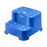 Escadinha Infantil Com 2 Degraus Up N Down Azul Multikids Baby BB1004