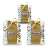 Escalda Pés Kit 50 Lavanda 50 Capim Limão 50 Alecrim 150 Und