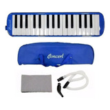 Escaleta 32 Teclas Concert C Bag Bocal Mangueira Azul