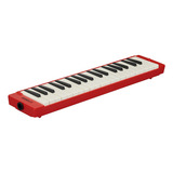 Escaleta Yamaha P 37erd Pianica 37 Teclas Vermelha C Estojo