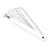 Escalímetro De Bolso Trident Eb 5 5 Lâminas 18cm