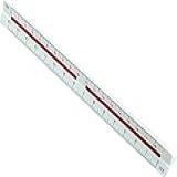 Escalímetro Triangular- Trident- ME-15B- Branco- 15 Cm